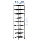 OMAR Shelving unit, 46x36x181 cm