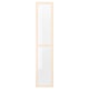 OXBERG Glass door, birch effect, 40x192 cm