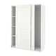 Option: PAX / GRIMO Wardrobe, white/white, 150x66x201 cm