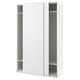Option: PAX / HASVIK Wardrobe combination, white/white, 150x66x236 cm