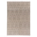 PENSELRÅG Rug, low pile, grey/beige/handmade, 170x240 cm