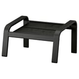 POÄNG Footstool frame, black