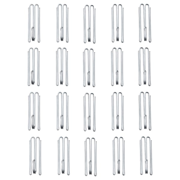 RIKTIG Curtain hook, pleating hooks, 20 pieces