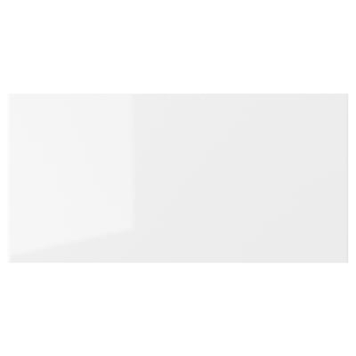 RINGHULT Drawer front, high-gloss white, 40x20 cm