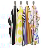 RINNIG Tea towel, multicolour patterned, 45x60 cm