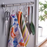 RINNIG Tea towel, multicolour patterned, 45x60 cm