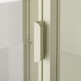 RUDSTA Glass-door cabinet, light green, 42x37x155 cm