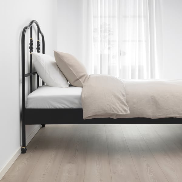 SAGSTUA Bed frame black/Luröy IKEA