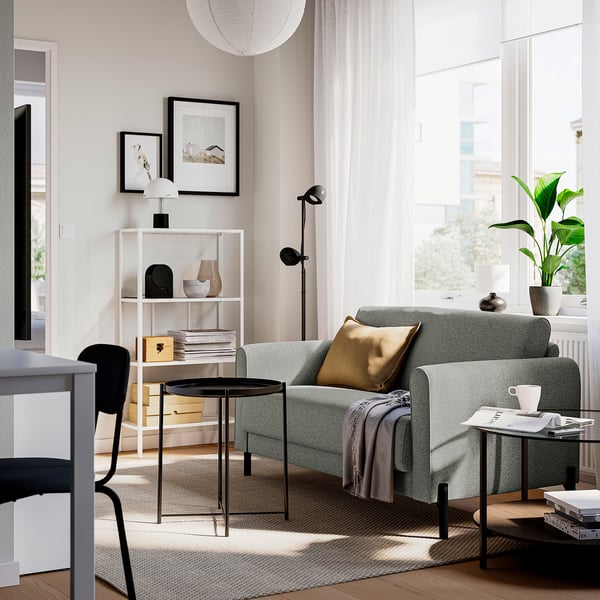 SALTMYRAN 2-seat sofa, Öreryd grey-beige
