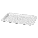 SAMMANHANG Tray, white, 28x20 cm