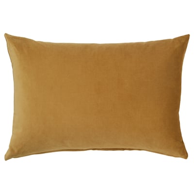 SANELA Cushion cover, yellow-brown, 40x58 cm