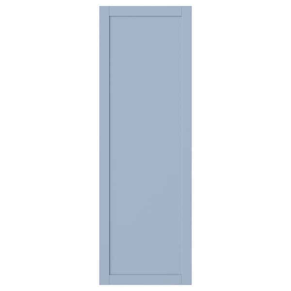 SANNIDAL Door with hinges, blue, 60x180 cm