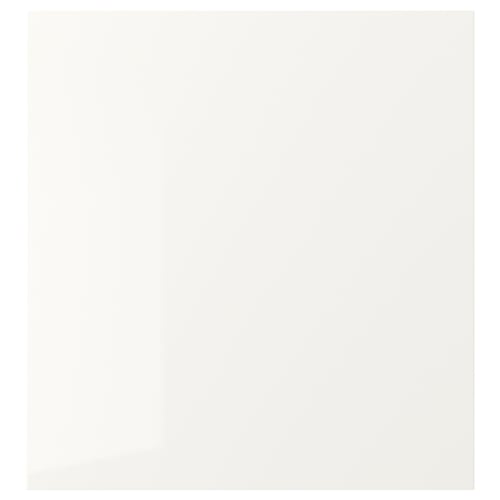 SELSVIKEN white cabinet door, modern design, glossy finish, rectangular shape, easy to clean.