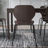 SIGTRYGG Chair, dark brown/Sefast black