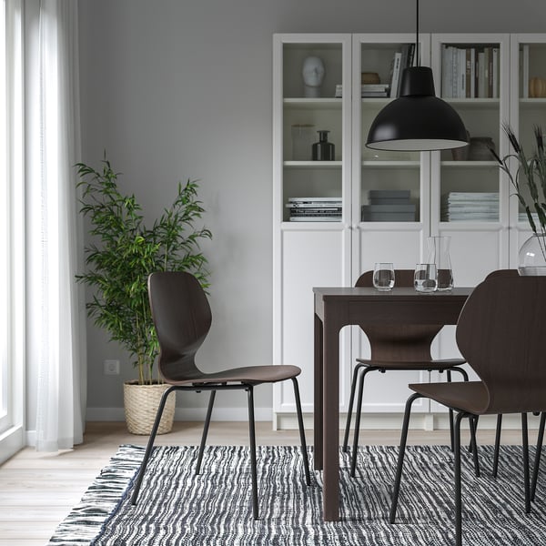 SIGTRYGG Chair, dark brown/Sefast black