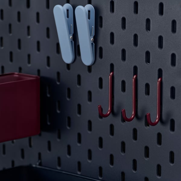 SKÅDIS 7-piece accessories set, multicolour