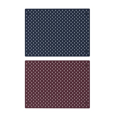 SKÅDIS Pegboard, double sided/dark grey-blue dark lilac-red, 76x56 cm
