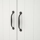 SKRUVBY Storage combination, white, 130x140 cm