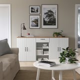 SKRUVBY Storage combination, white, 190x90 cm