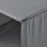 SKUBB Storage with 6 compartments, dark grey, 35x45x125 cm
