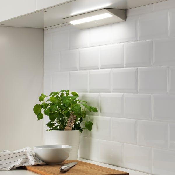 Slagsida إضاءة سطح عمل Led أبيض 40 سم Ikea