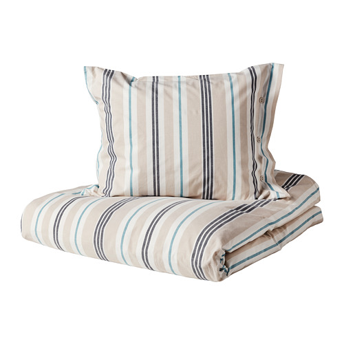 SMALSTÄKRA Quilt cover and 2 pillowcases 240x220/50x60 cm IKEA