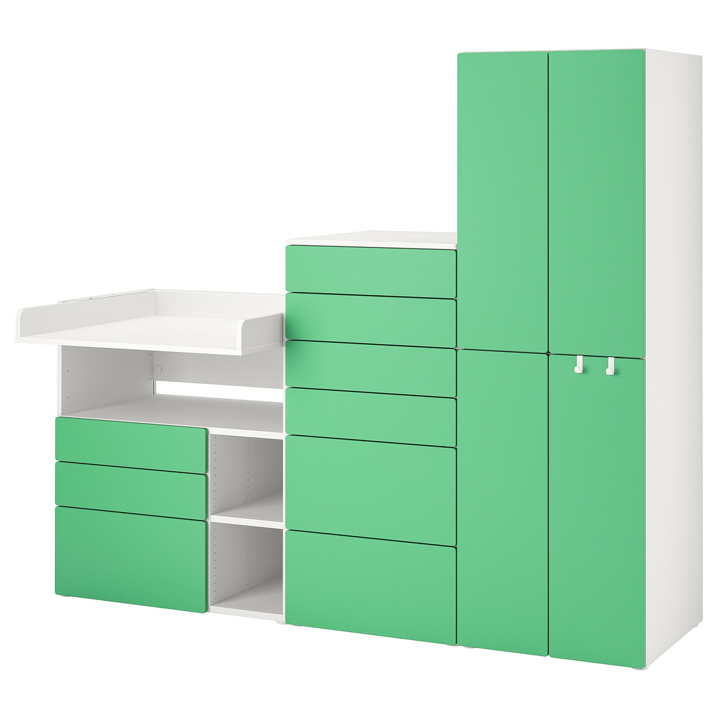 green changing table