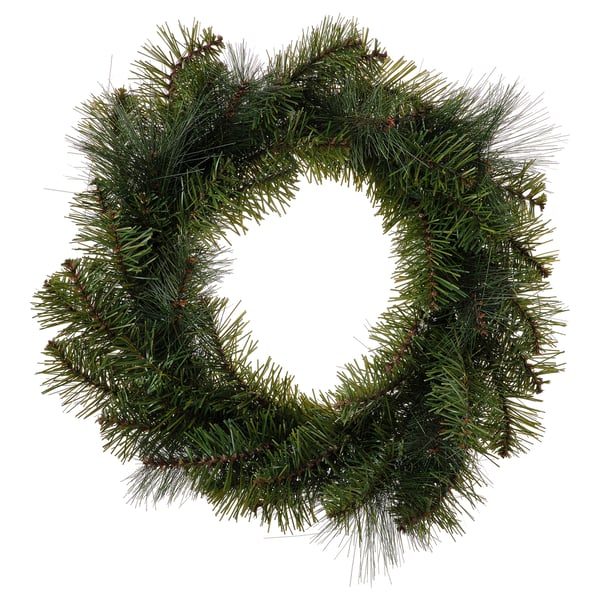 Smycka Artificial Wreath In Outdoor Pine Spruce Ikea