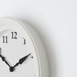 SÖNDRUM Wall clock, white, 35 cm