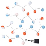 SOLVINDEN LED lighting chain with 24 lights, outdoor solar-powered/globe multicolour