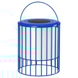SOLVINDEN Table lamp, solar-powered/blue, 15 cm