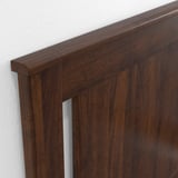 SONGESAND Bed frame with 2 storage boxes, brown, 140x200 cm