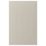 STENSUND 2-p door f corner base cabinet set, beige, 25x80 cm