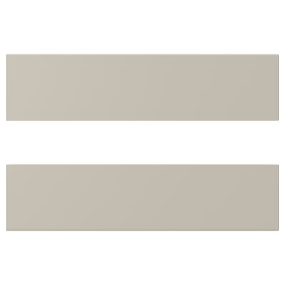 STENSUND Drawer front, beige, 40x10 cm