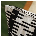 STOCKHOLM 2025 Cushion cover, off-white/black, 50x50 cm
