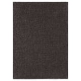 STOENSE Rug, low pile, dark grey, 170x240 cm