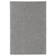 STOENSE Rug, low pile, medium grey, 133x195 cm