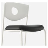 STOLJAN Conference chair, white/black