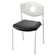 STOLJAN Conference chair, white/black
