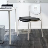 STOLJAN Conference chair, white/black