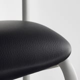 STOLJAN Conference chair, white/black