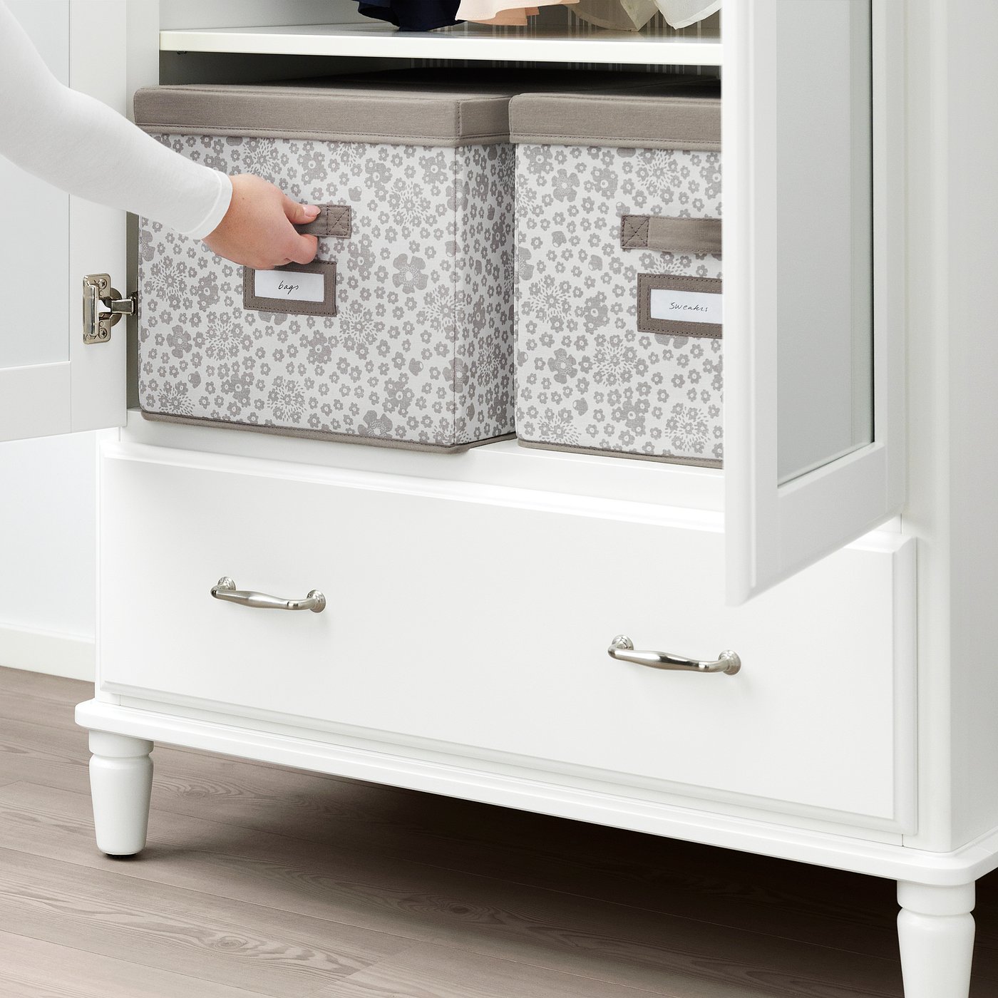 STORSTABBE Box with lid beige IKEA