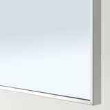 STRAUMEN Door with hinges, mirror glass, 40x180 cm