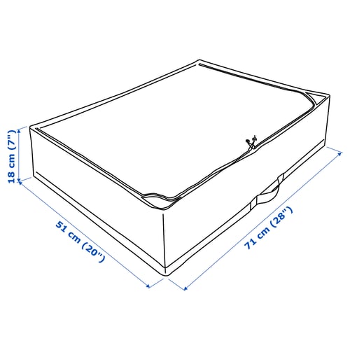 Illustration with measurements for the product: STUK.