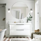 TÄNNFORSEN Wash-stand with drawers, white, 120x48x63 cm