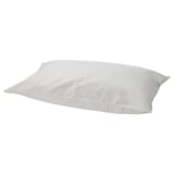 TÅGVECKLARE Pillowcase, white/dark grey, 50x80 cm