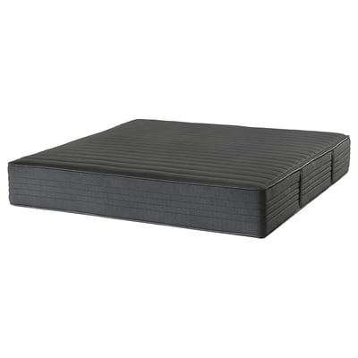 TALLMYRTEN black mattress, rectangular, multiple foam layers, pocket springs support.