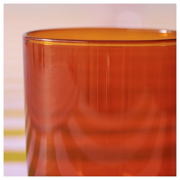 TESAMMANS Glass, light pink/brown, 30 cl