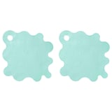 TRAMPSJÖN Bathtub mat, light turquoise, 43x43 cm