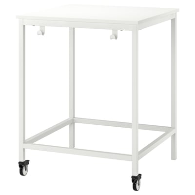 TROTTEN Table, white, 80x80 cm